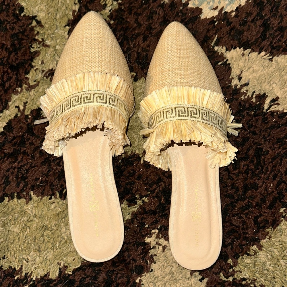 Michelle McDowell mule shoes